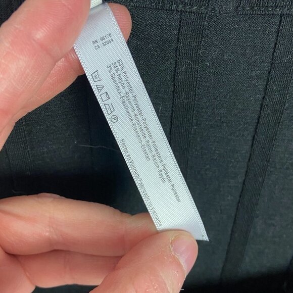 Free People Black Square Neck Ribbed Knit Bodysuit Revolve Size XS Beside Me Rib - Picture 9 of 14